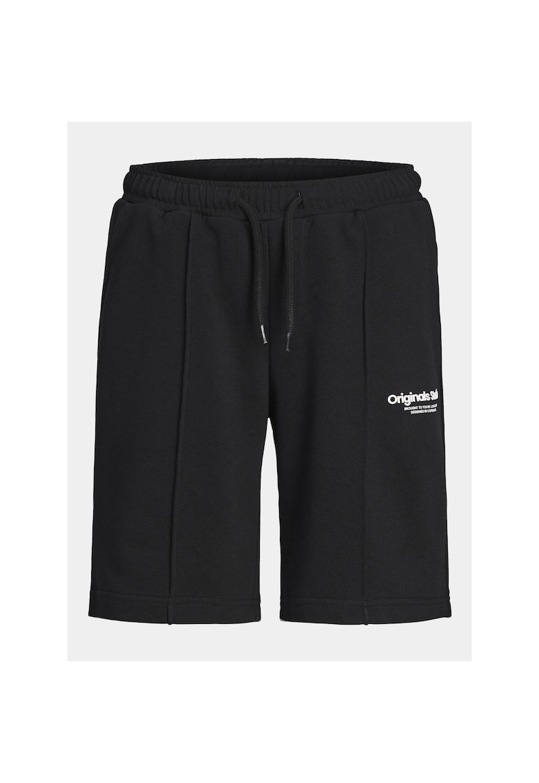 Pantaloni scurti sport baieti -  303522032 - Negru - Bumbac