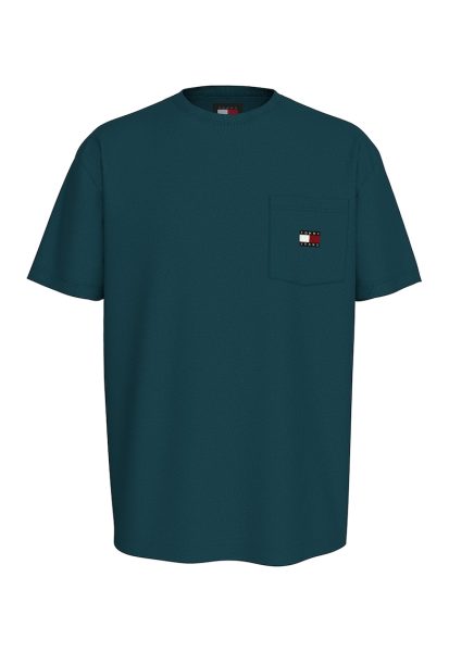 Tricou de bumbac organic cu decolteu la baza gatului