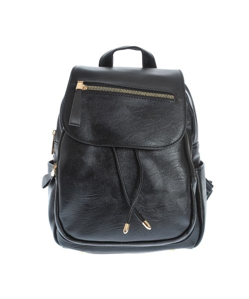 Rucasc negru cu buzunare multiple
