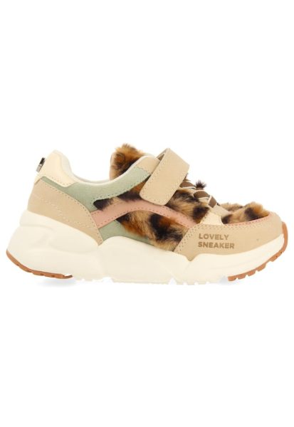Pantofi sport de piele intoarsa cu velcro