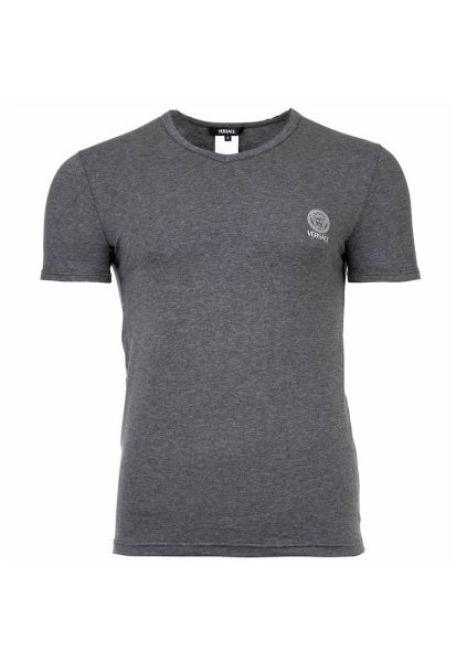 Tricou de casa cu decolteu la baza gatului si logo