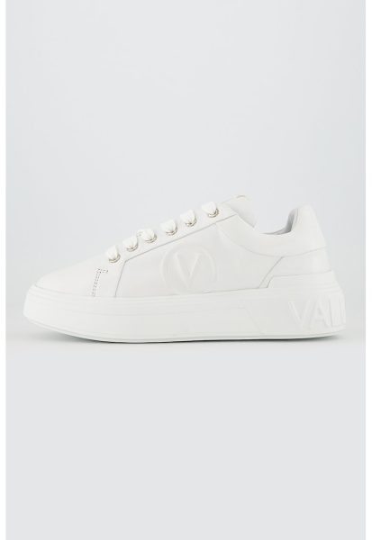 Pantofi sport unisex din piele cu logo in relief
