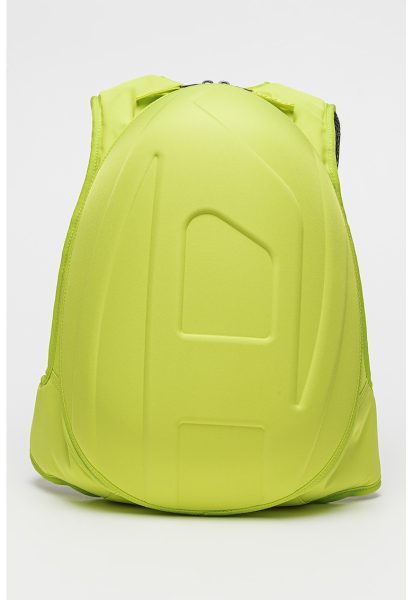 Rucsac cu fermoar si monograma in relief Pod