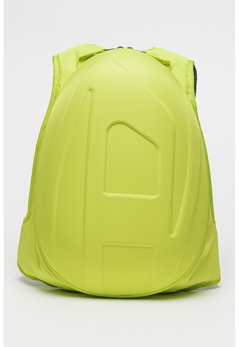 Rucsac cu fermoar si monograma in relief Pod