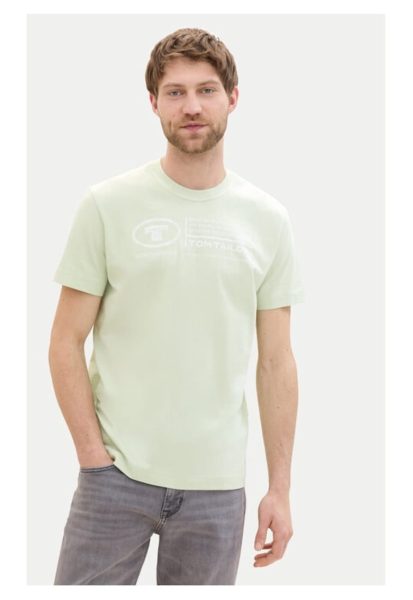Tricou barbati - Denim - 753337 - Verde - Bumbac