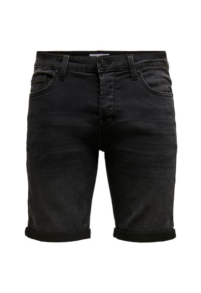 Pantaloni scurti slim fit din denim