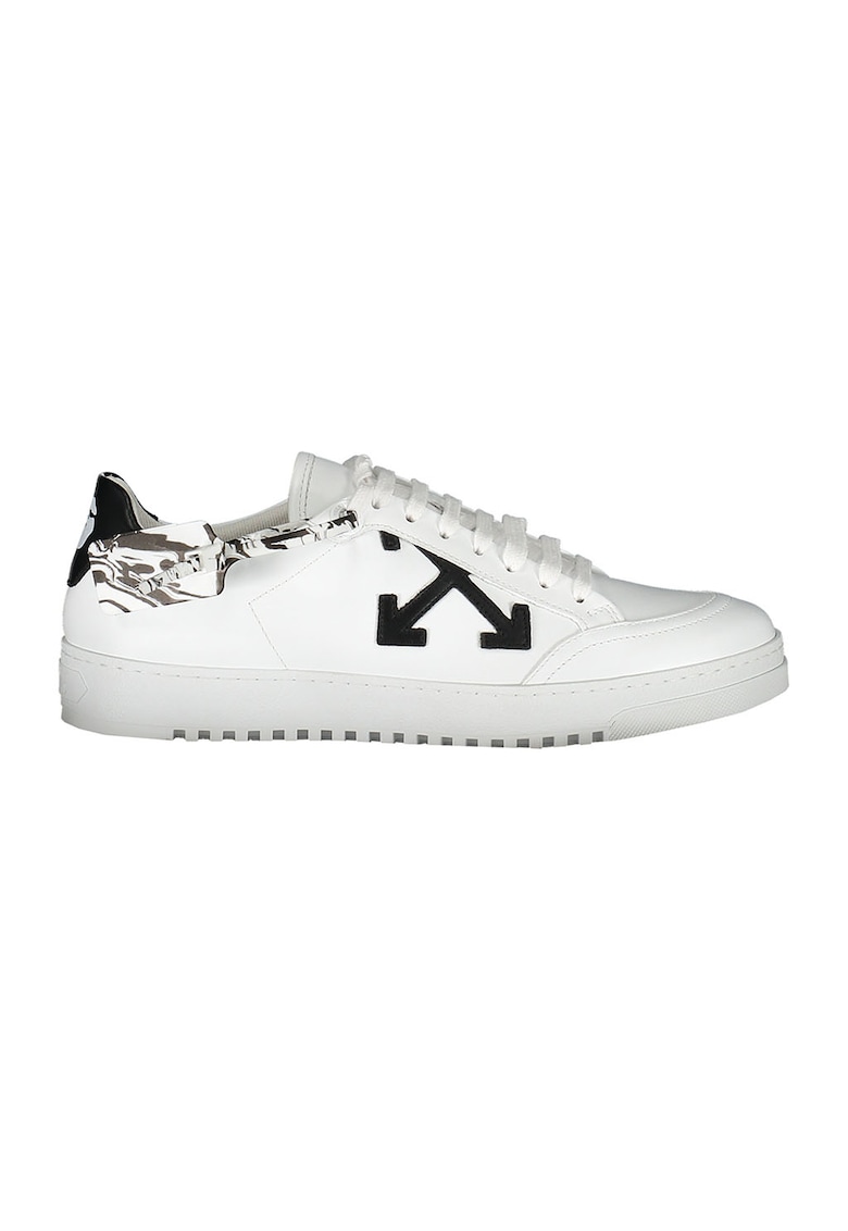 Pantofi sport din piele cu logo lateral