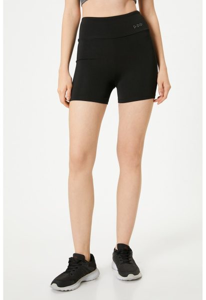 Colanti scurti cu model uni