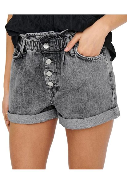 Pantaloni dama - Bumbac - Gri