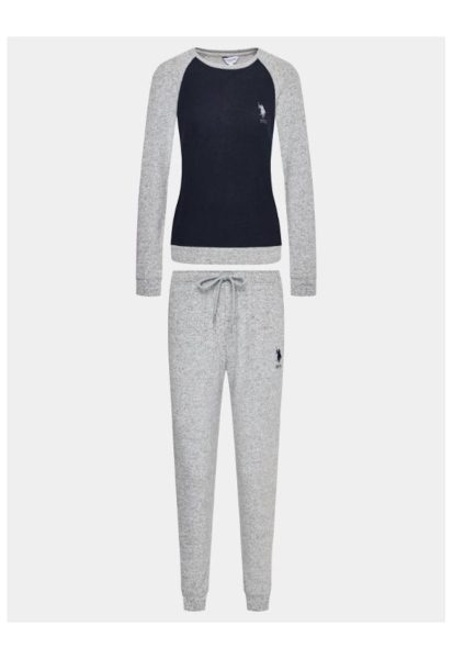 Pijama dama - 303153847 - Poliester - Gri