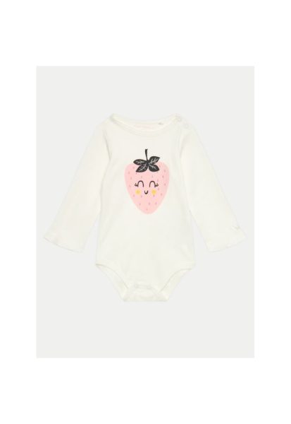 Body copii - 48654 - Alb - Bumbac