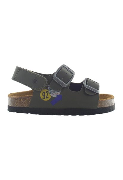 Sandale slingback de piele ecologica