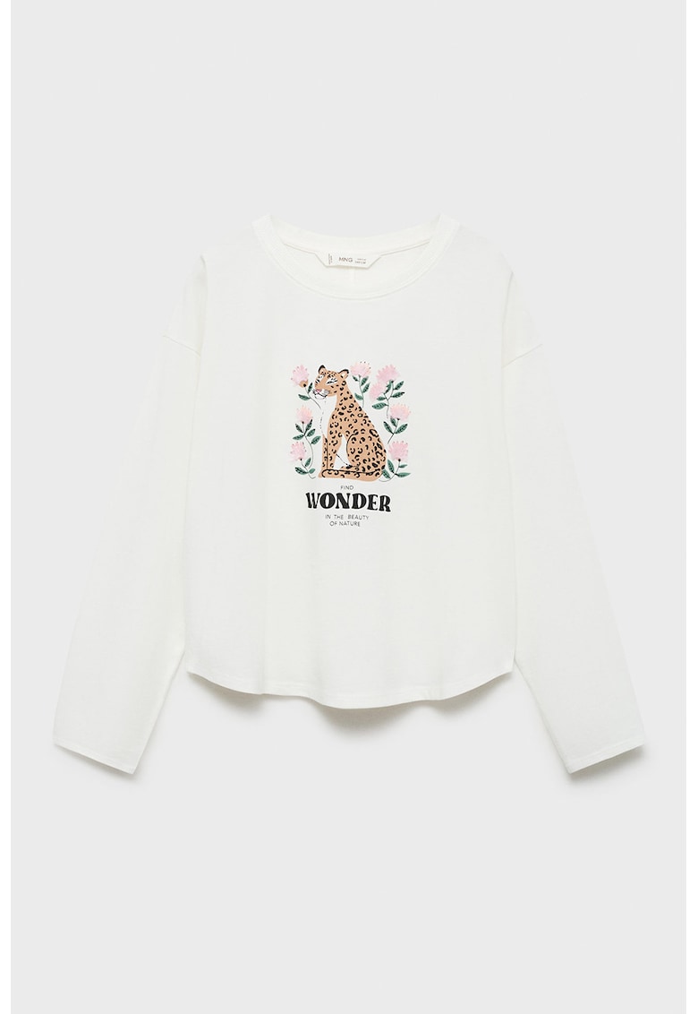 Bluza de trening din bumbac cu model grafic