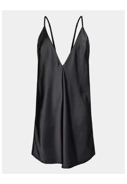 Camasa de noapte dama - 302999187 - Poliamida - Negru