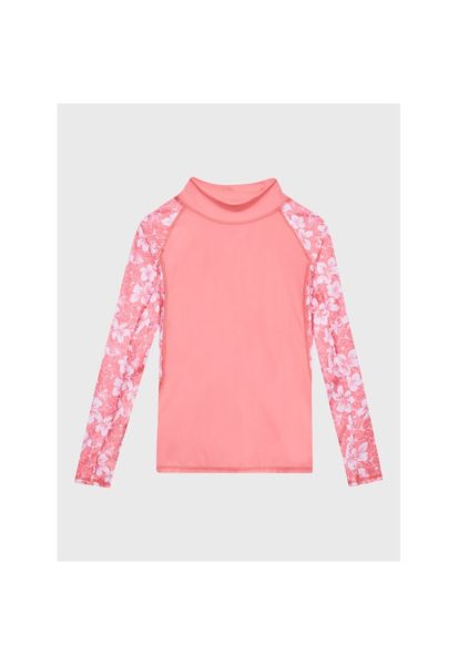 Bluza pentru inot Fete - 302394074 - Poliester - Roz