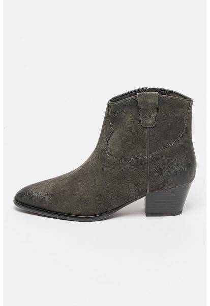 Cizme cowboy de piele intoarsa Fame