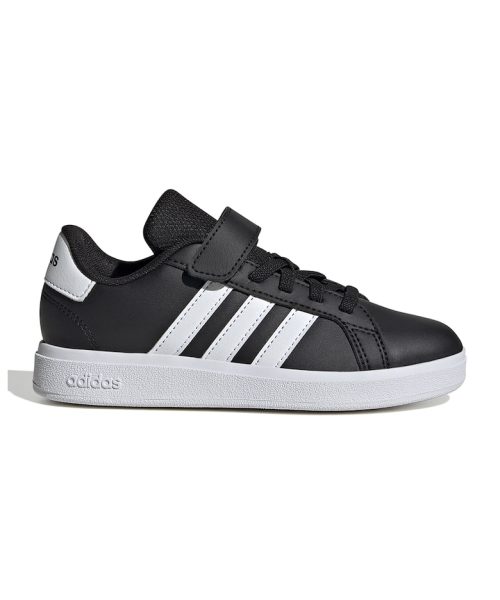 Pantofi sport de piele ecologica cu velcro Grand Court 2.0