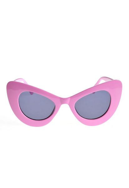 Ochelari de soare roz cat-eye