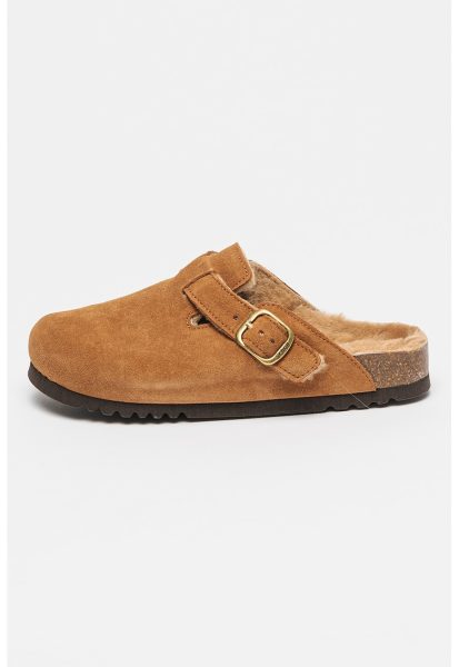 Saboti de piele intoarsa Fae New
