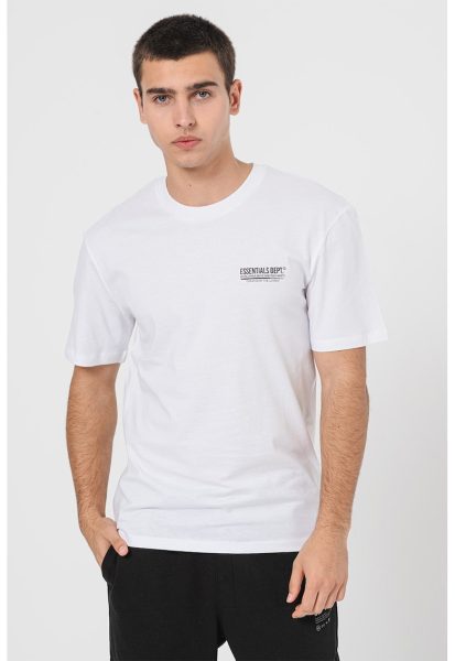 Tricou de bumbac cu model logo