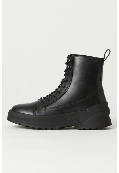 Ghete wedge de piele
