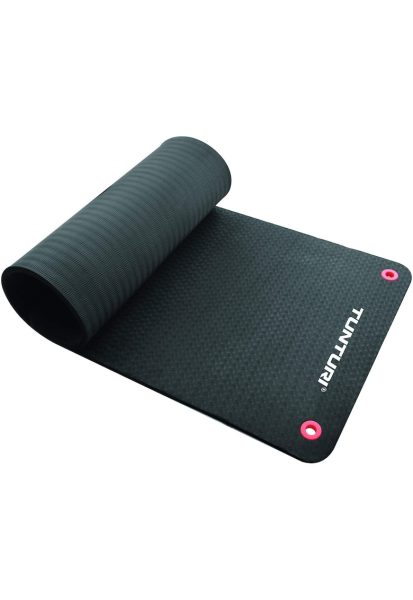 Saltea fitness/yoga/pilates Pro - 140 x 60 x 1.5 cm - negru