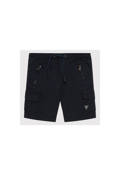 Pantaloni scurti copii - 0000209629316_6Y - Bumbac - Albastru marin