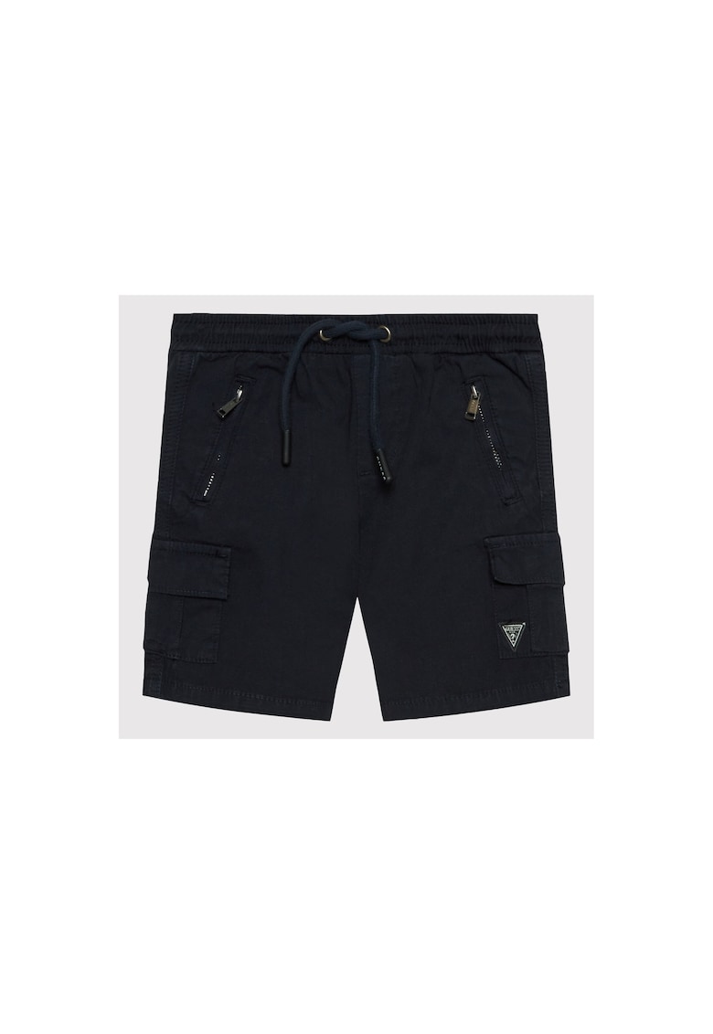 Pantaloni scurti copii - 0000209629316_6Y - Bumbac - Albastru marin