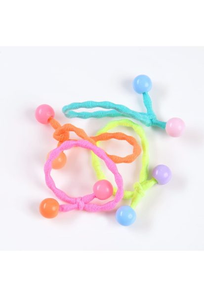 Set 4 elsatice multicolore