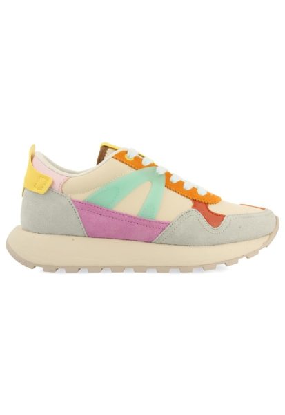 Pantofi sport cu aspect colorblock