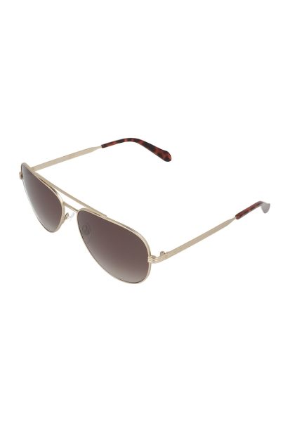 Ochelari de soare aviator cu rama metalica