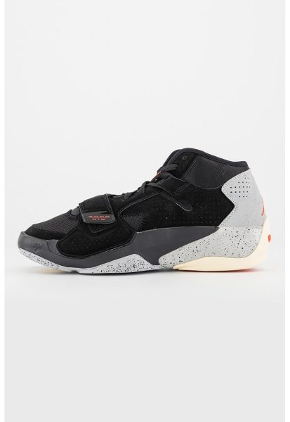 Pantofi sport mid-high cu detalii textile pentru baschet Jordan Zion 2