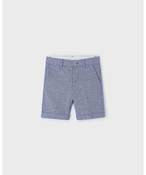 Pantaloni scurti cu buzunare aplicate