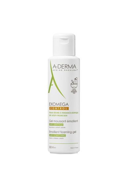 Gel de curatare spumant Exomega Control pentru piele uscata si atopica - 500 ml