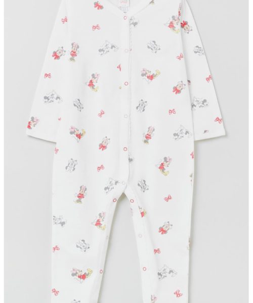 Salopeta cu imprimeu cu Minnie Mouse