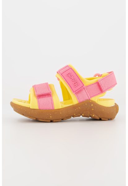 Sandale cu velcro si doua nuante