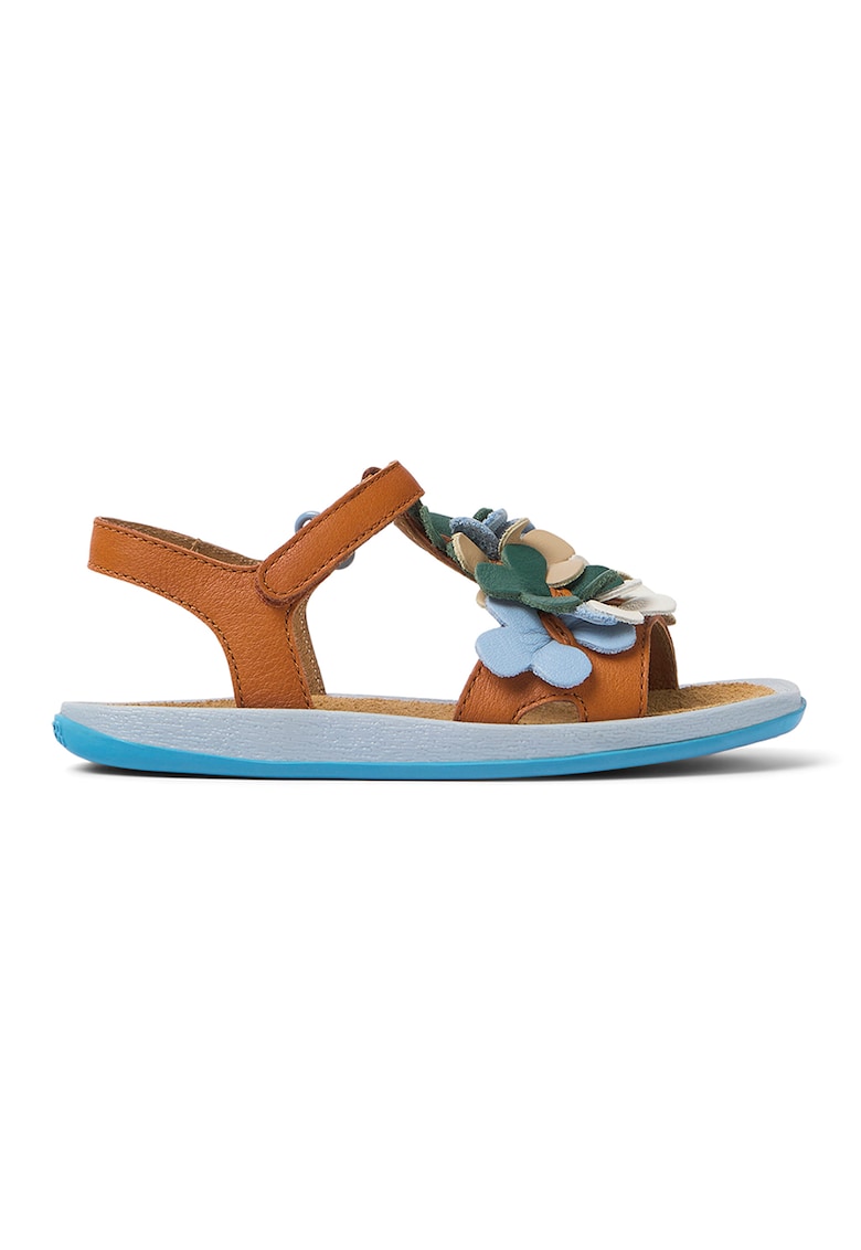 Sandale din piele cu detalii florale Bicho 27433