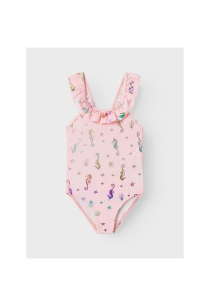 Costum de baie copii - 523107 - Roz - Poliamida -