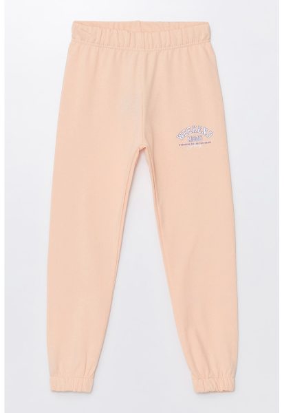 Pantaloni de trening din bumbac cu banda elastica in talie