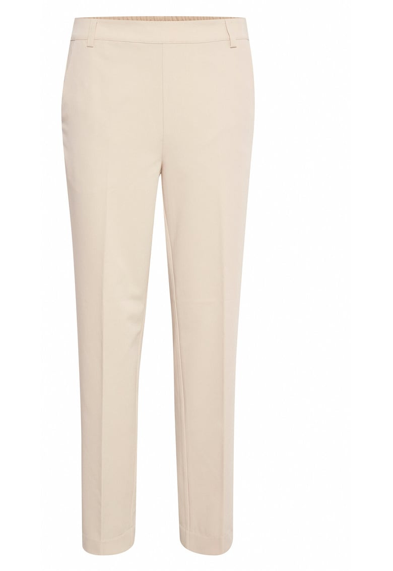 Pantaloni dama -  302104567 - Poliester - Alb