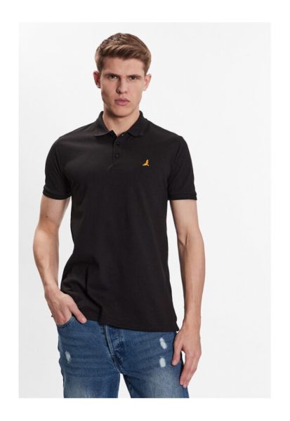Tricou barbati - 90320 - Bumbac/Poliester - Negru