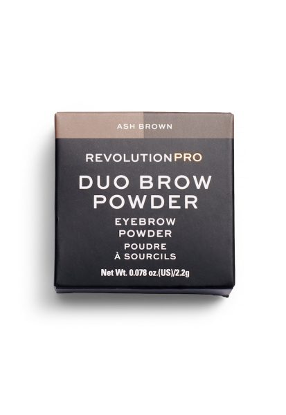 Pudra pentru sprancene Revolution PRO Duo - Ash Brown - 2 -2 g