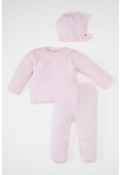 Set de imbracaminte din tricot - 3 piese