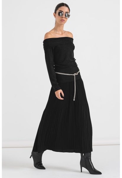 Bluza cu decolteu pe umeri Sandra