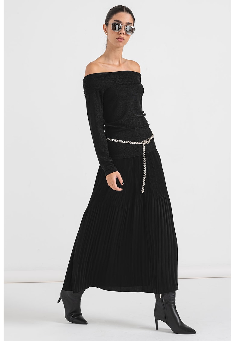 Bluza cu decolteu pe umeri Sandra