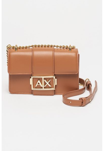 Geanta crossbody cu bareta din lant