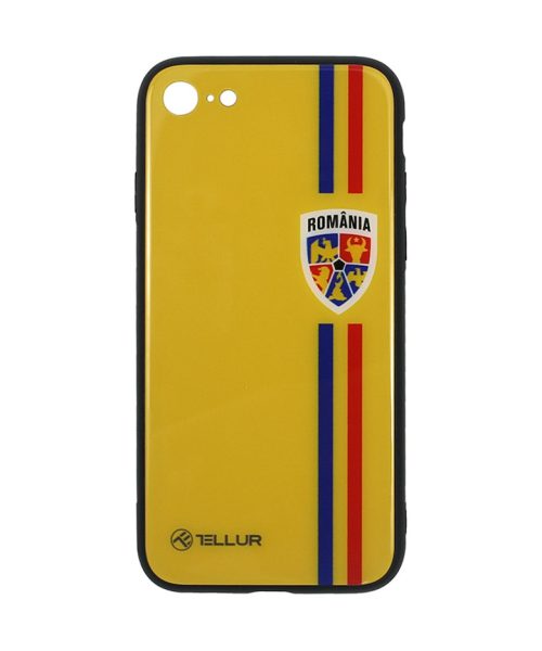 Husa de protectie  FRF Glass Print Tricolor pentru Apple iPhone 8