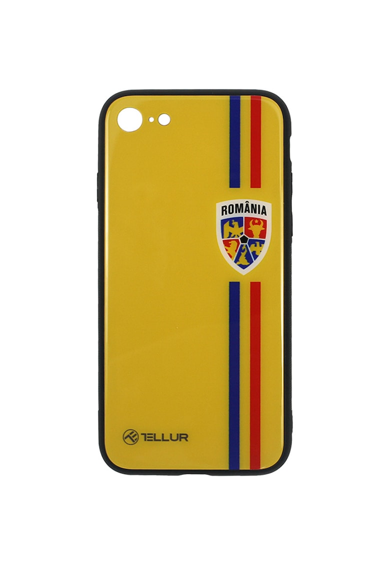 Husa de protectie FRF Glass Print Tricolor pentru Apple iPhone 8