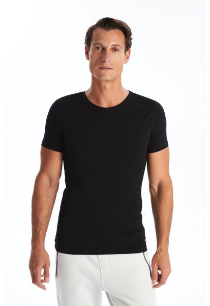 Tricou de casa cu decolteu la baza gatului