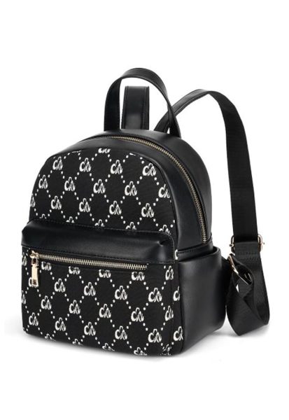 Rucsac cu model si garnituri din piele Théa